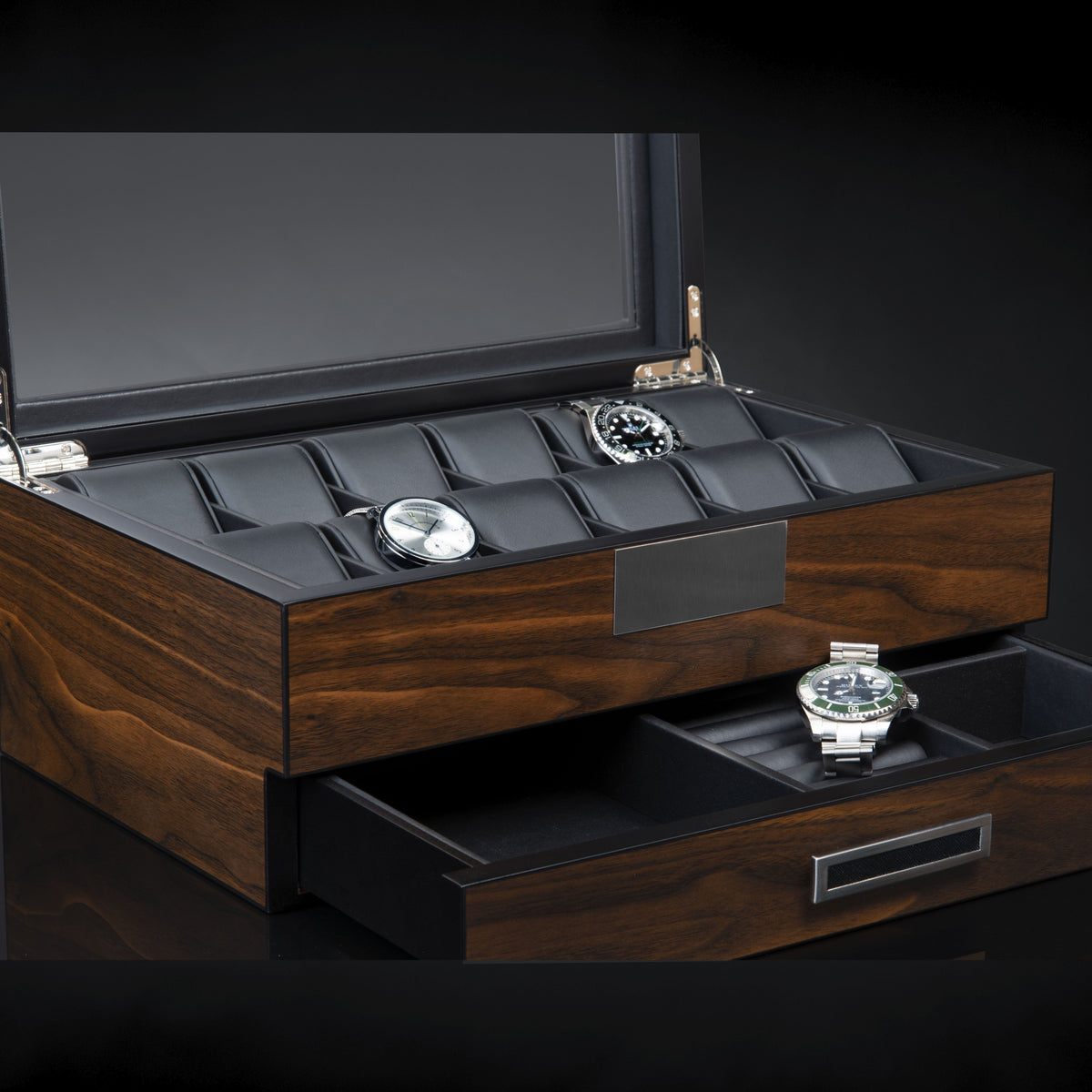 Vegas 12+ Watches Wood Box