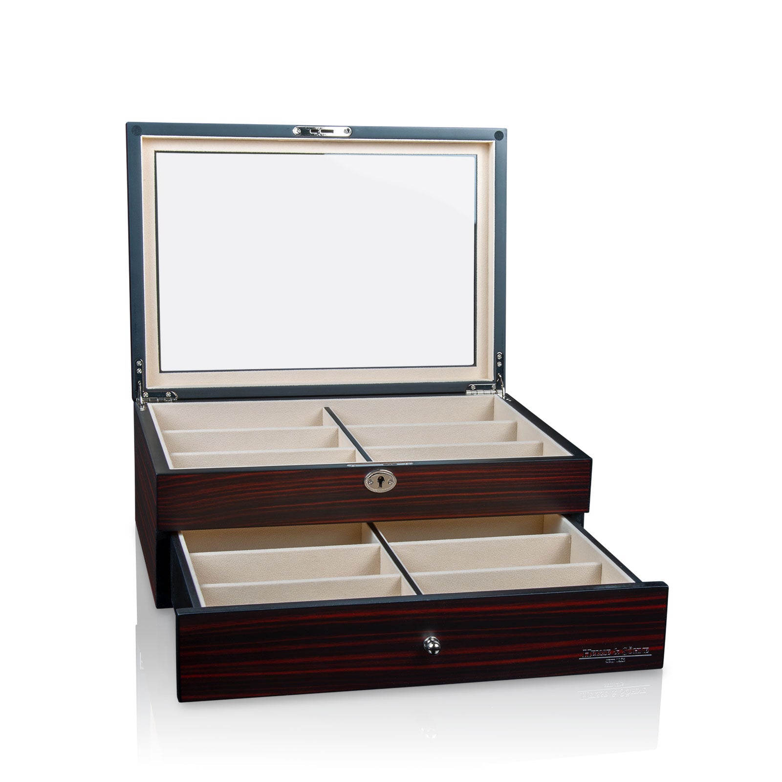 Sylt 12 Glasses Wood Box