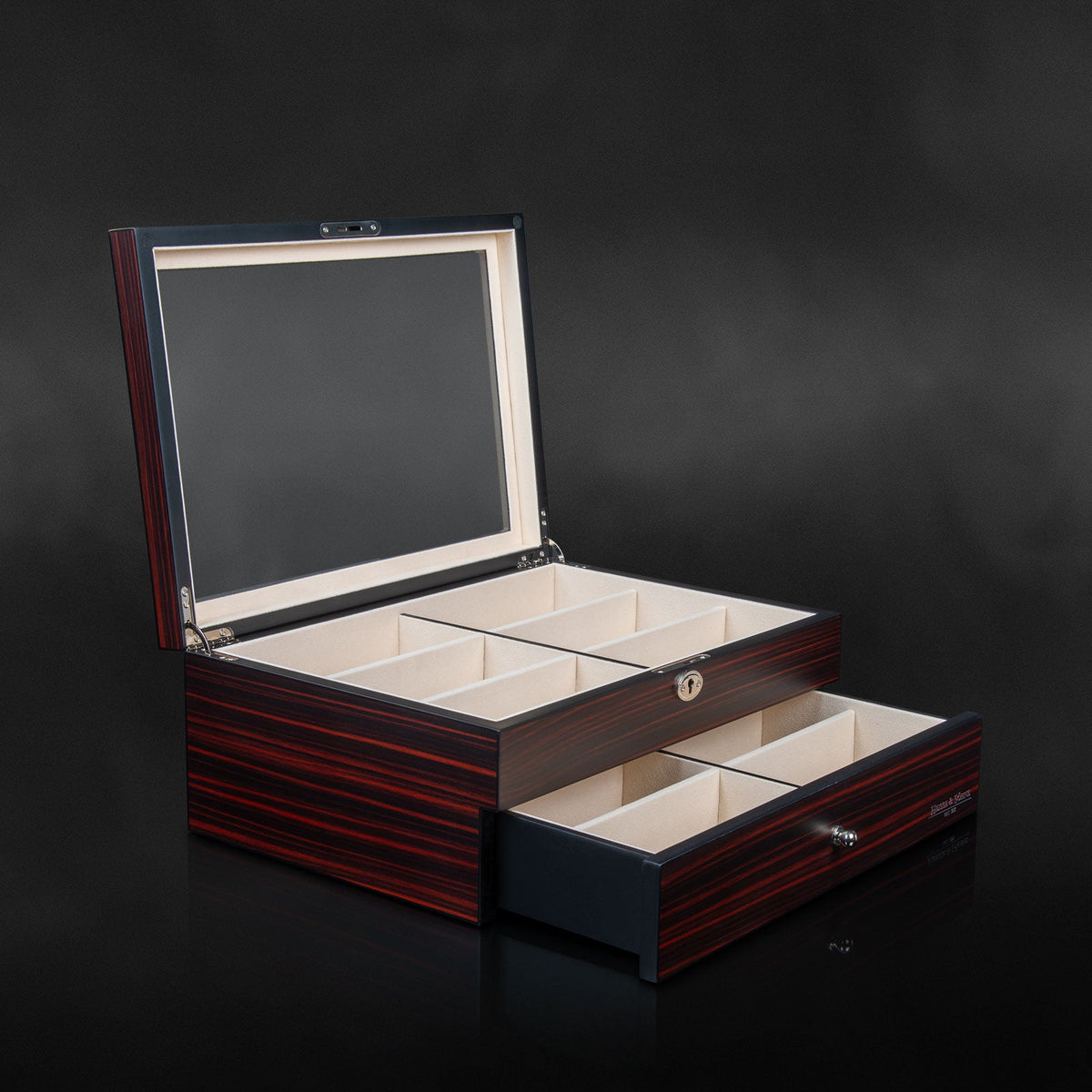 Sylt 12 Glasses Wood Box