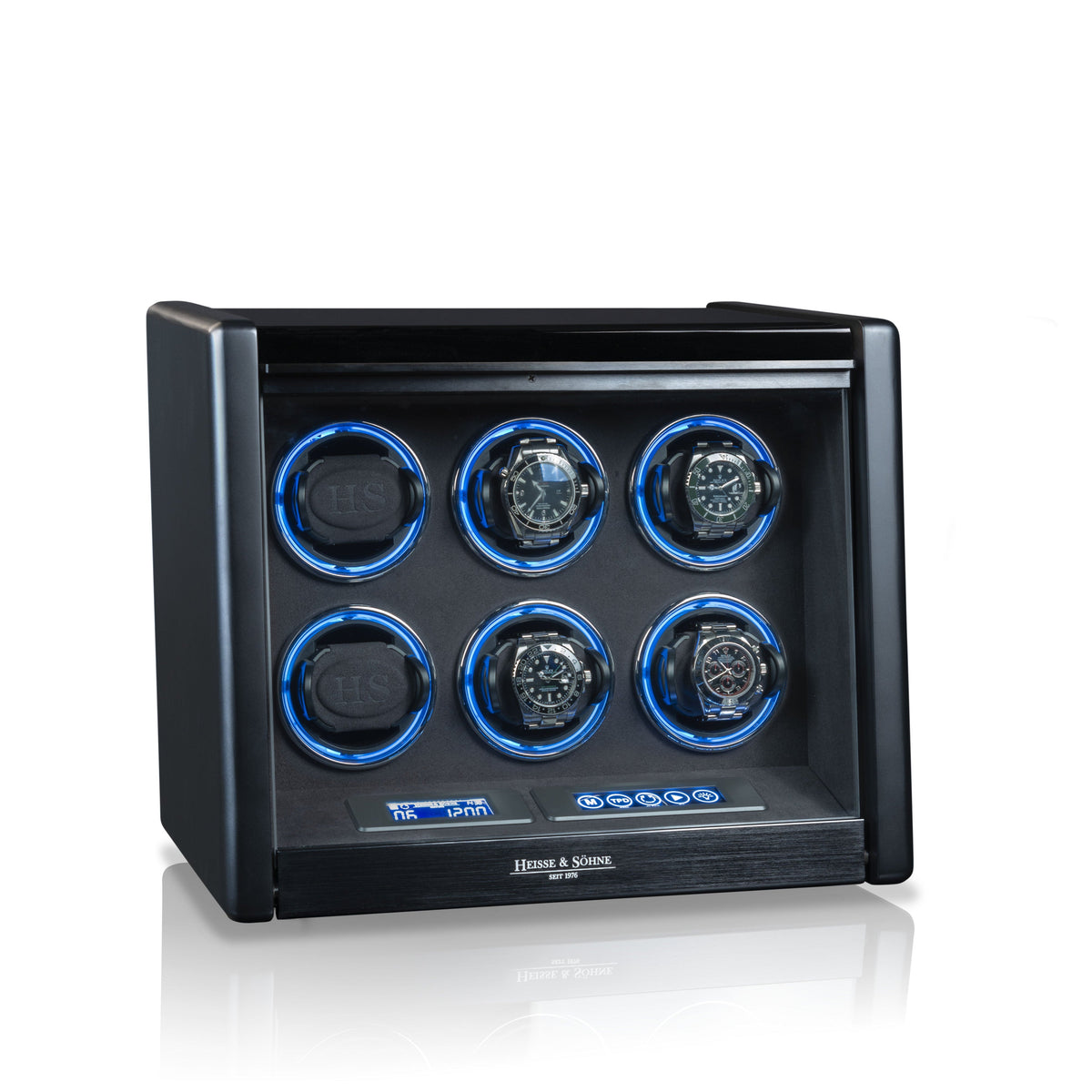 Madrid Black 6 Watches