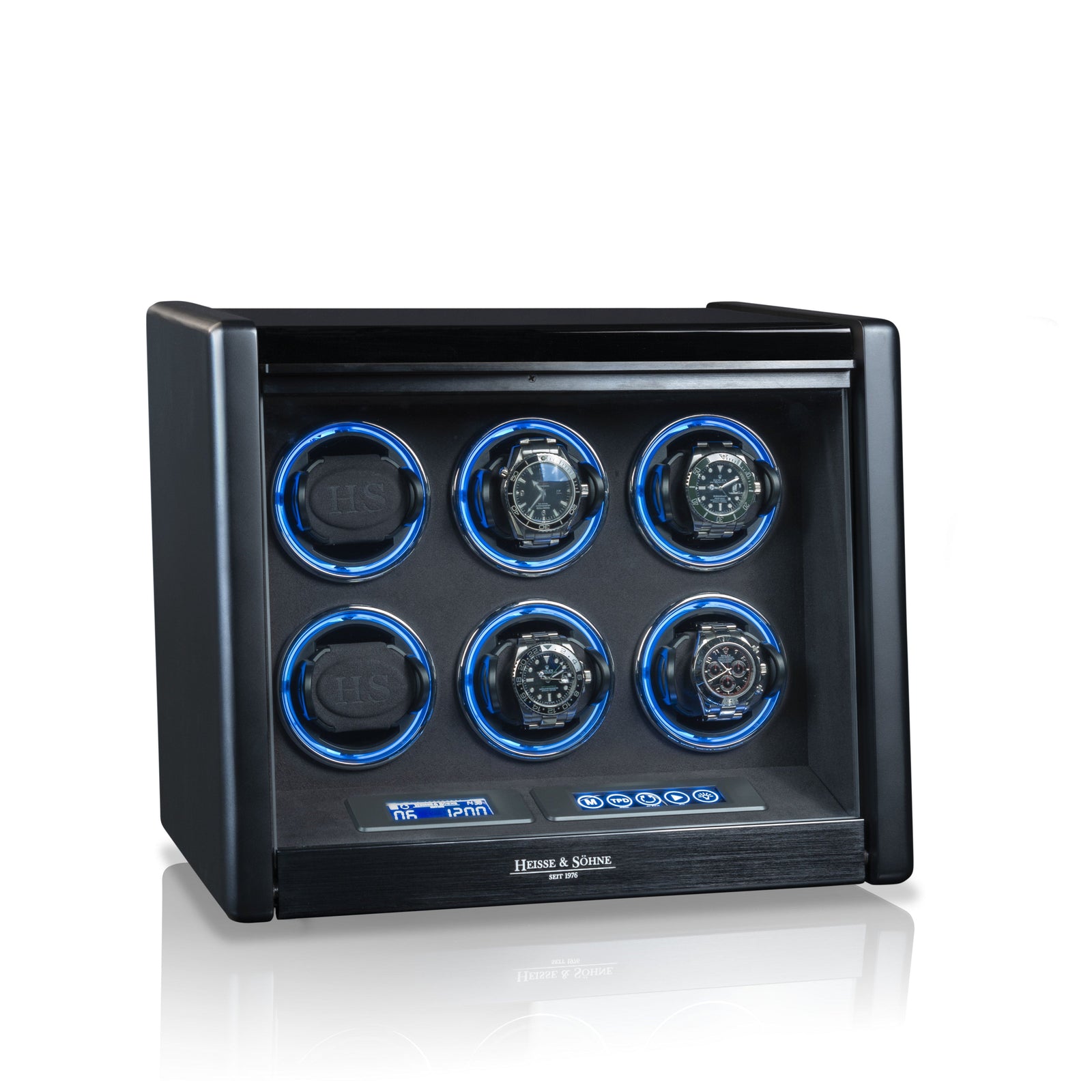 Madrid Black 6 Watches