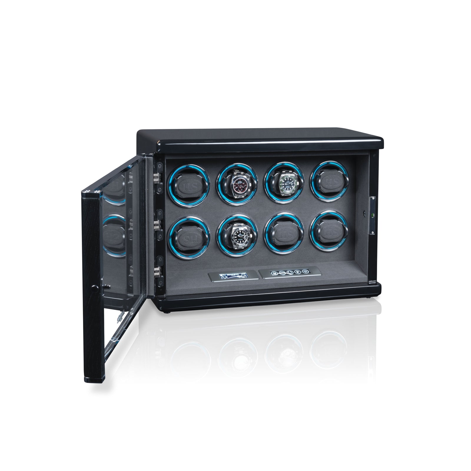 Chicago Black 8 Watches