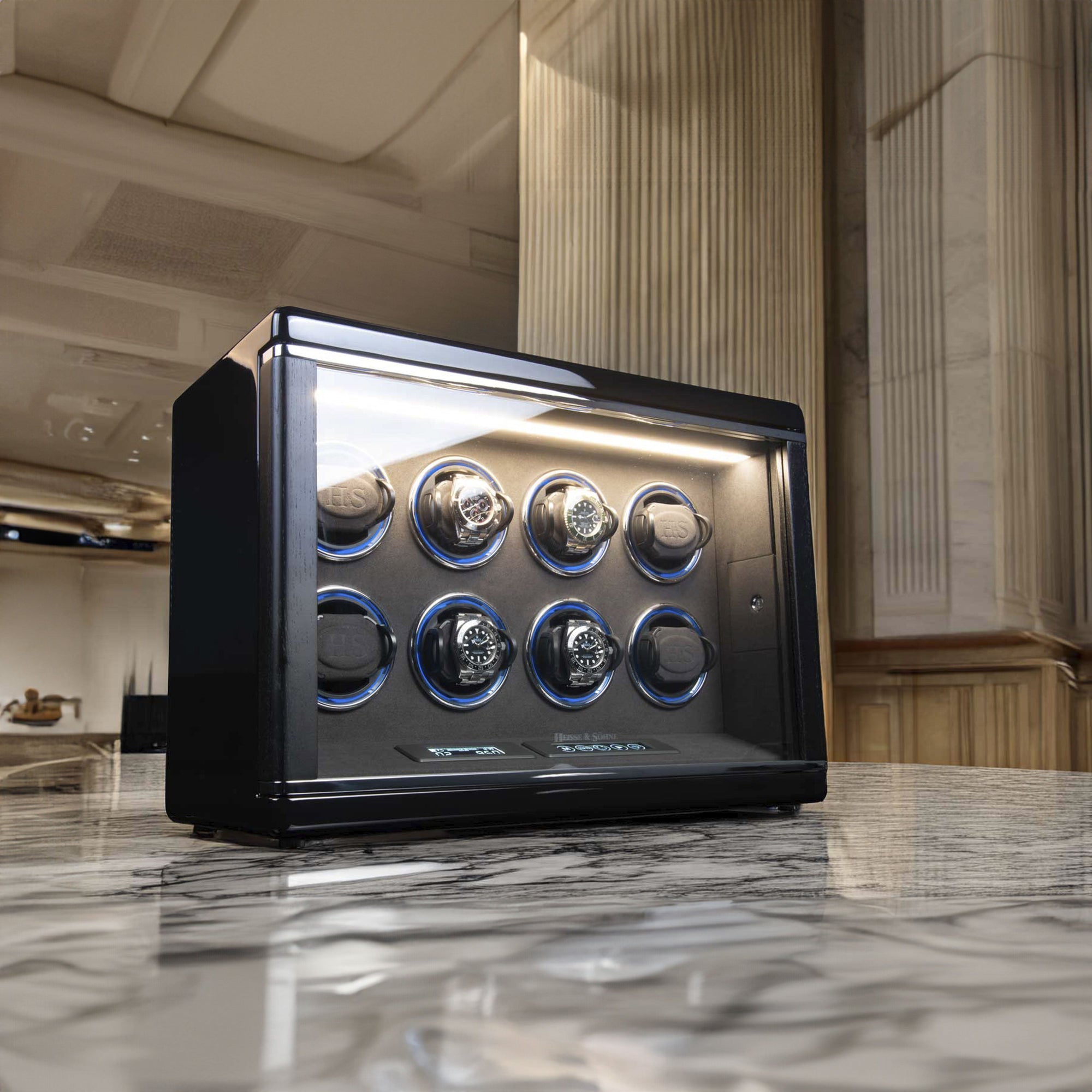 Chicago Black 8 Watches