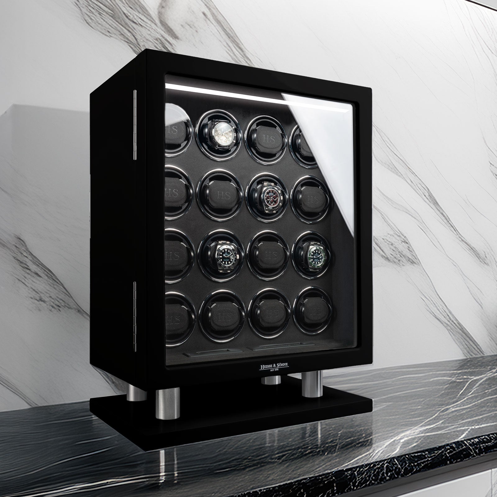 Collector Black 16 Watches