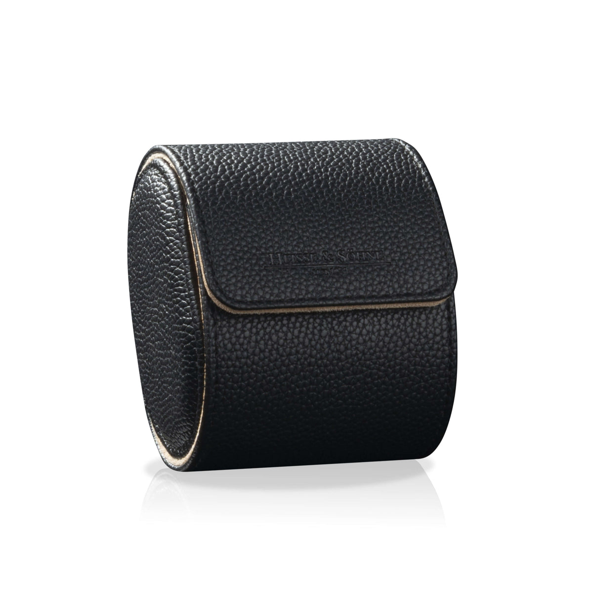 Charles Single Watch Roll Black & Cream