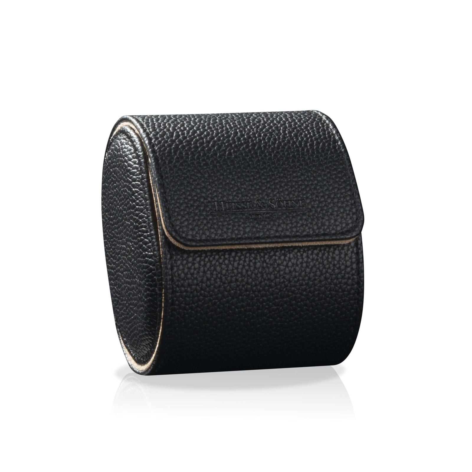 Charles Single Watch Roll Black & Cream