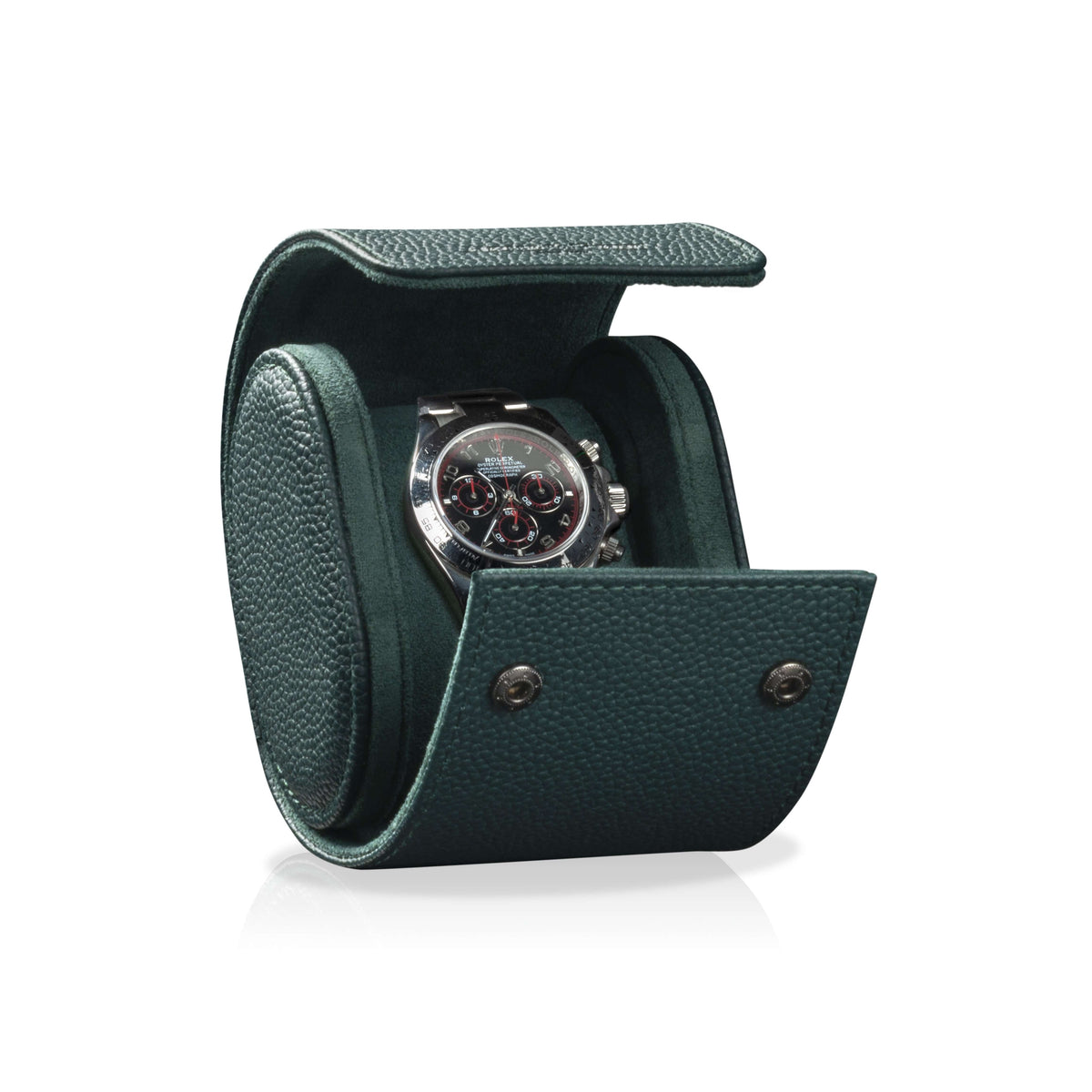 Charles Single Watch Roll Green & Green