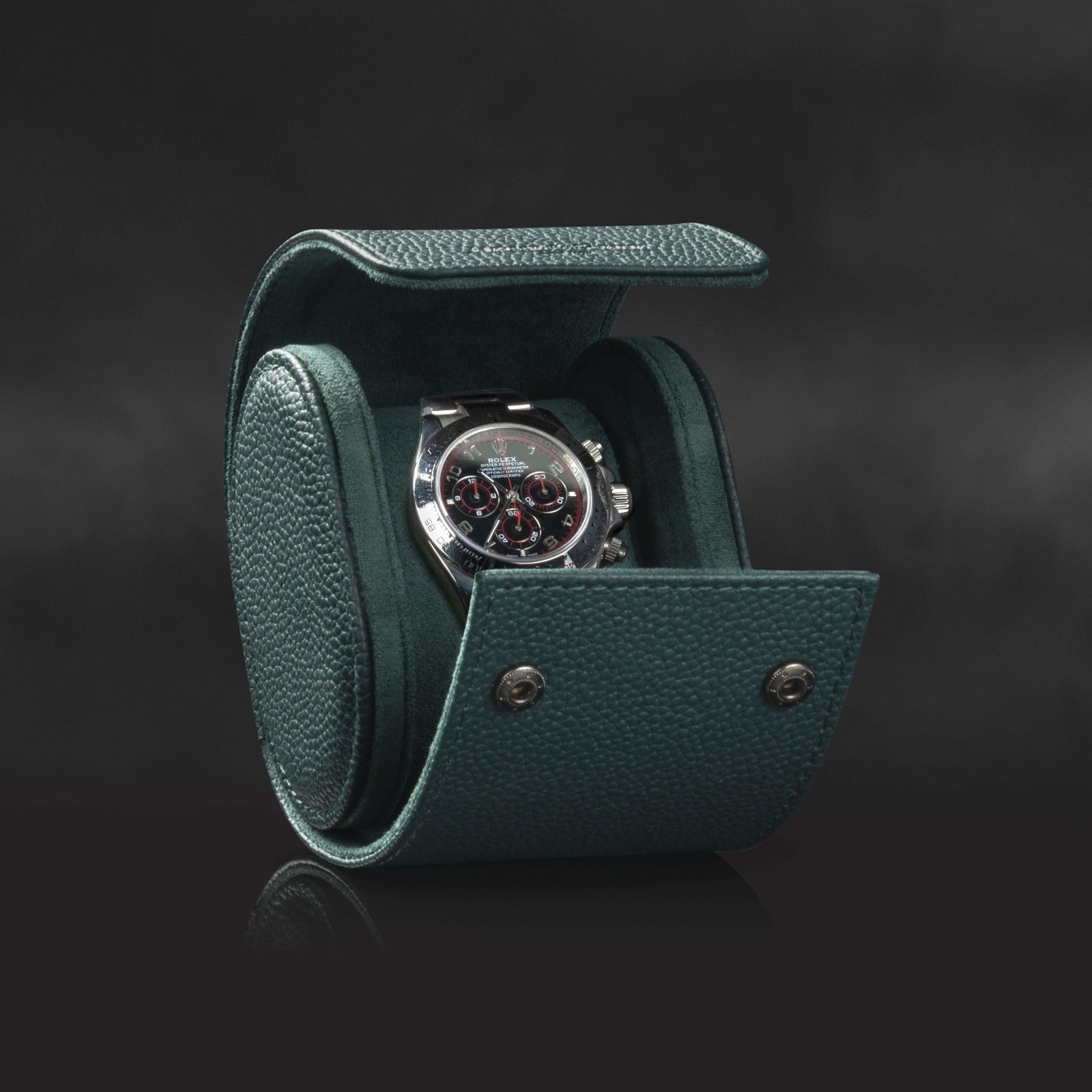Charles Single Watch Roll Green & Green