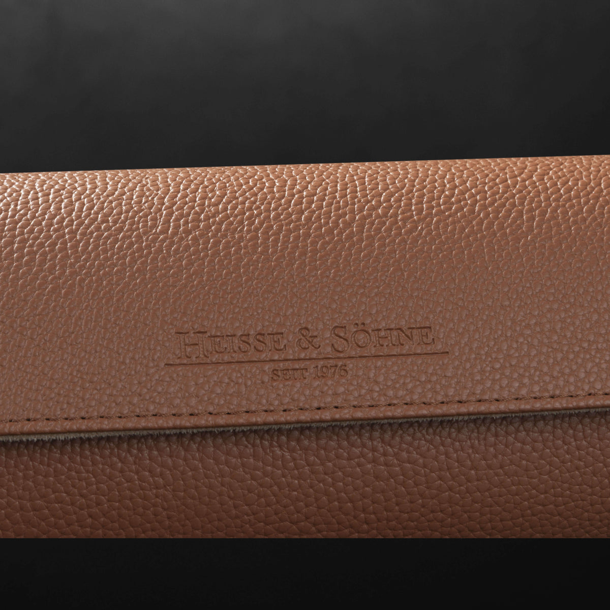 Charles Triple Watch Roll Brown & Cream