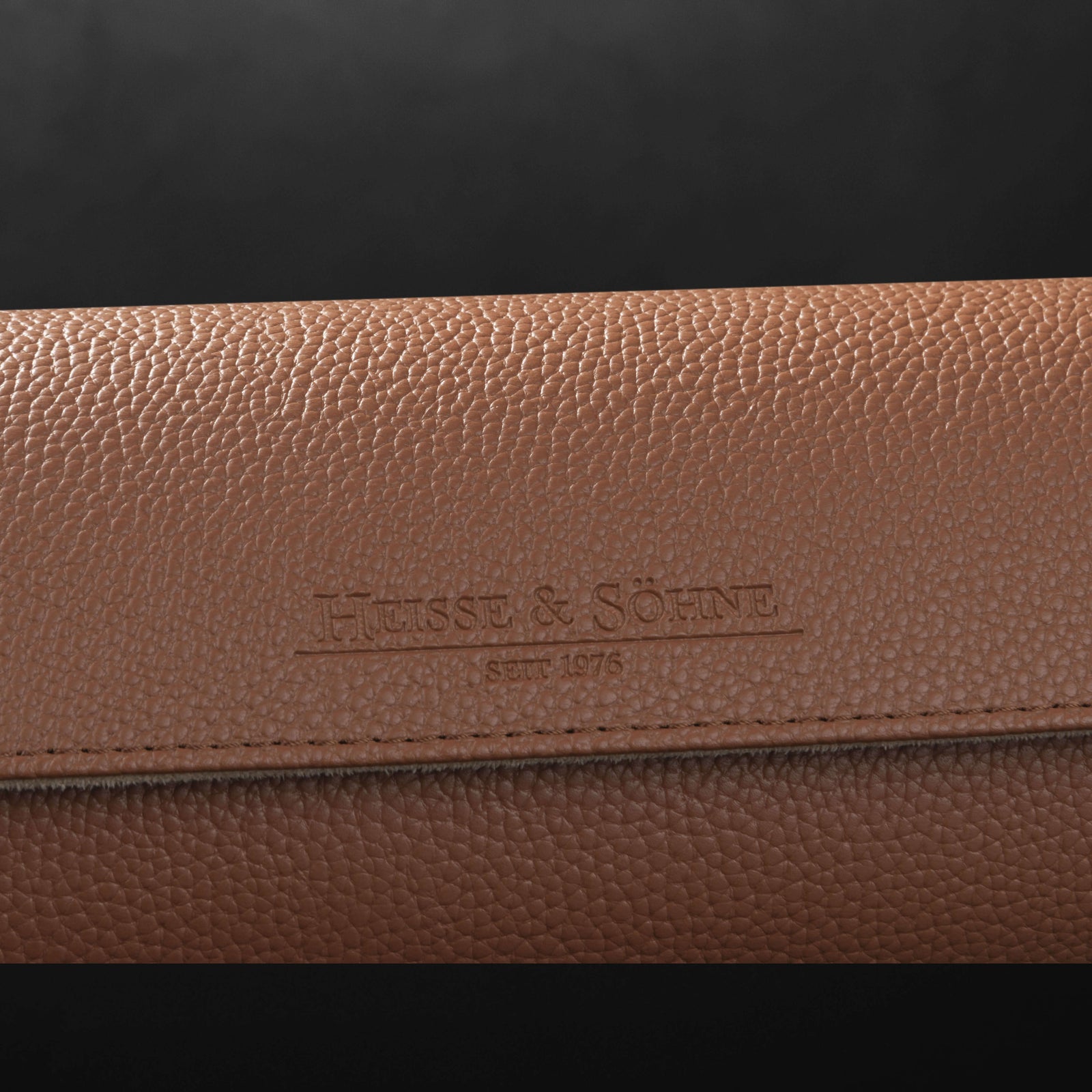 Charles Triple Watch Roll Brown & Cream