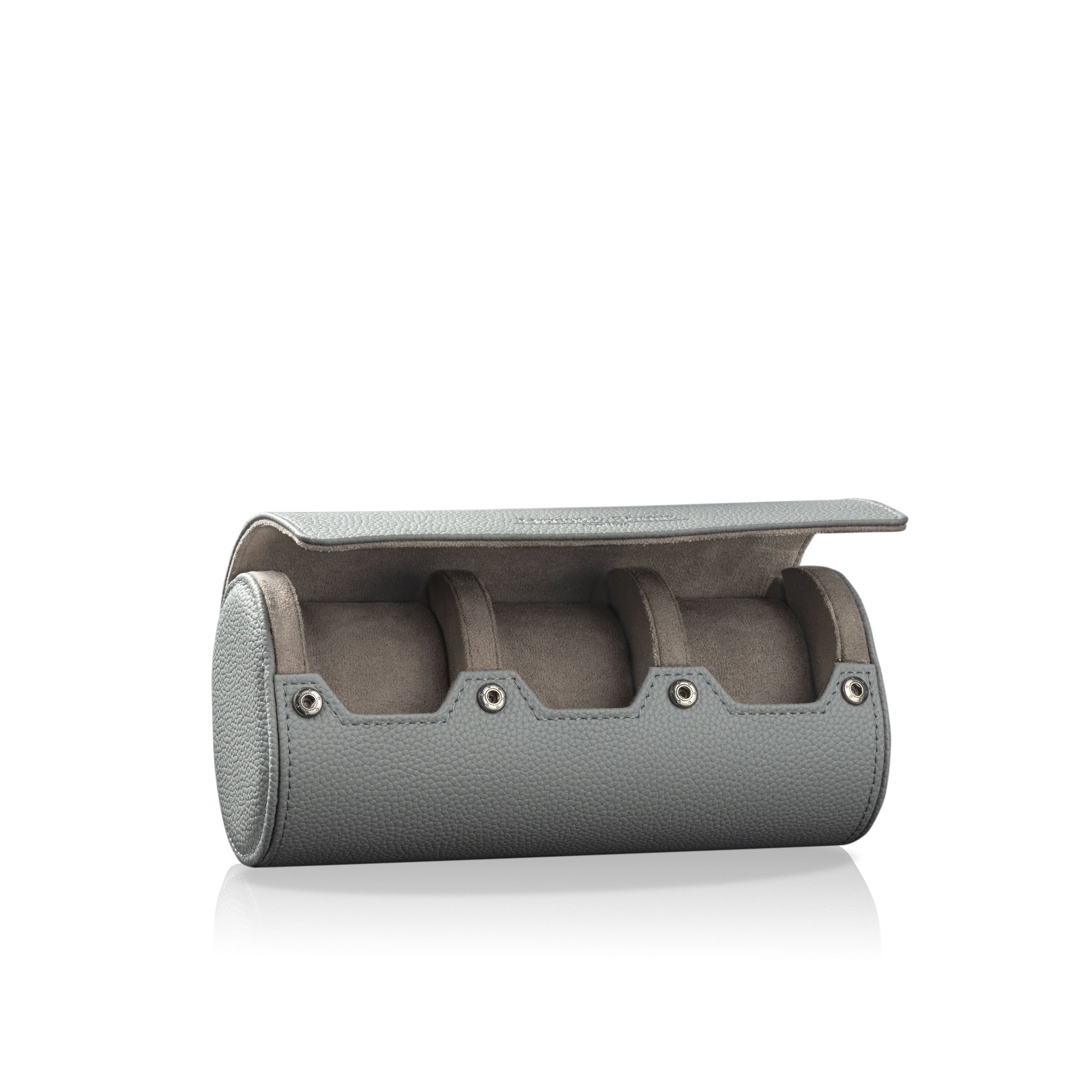 Charles Triple Watch Roll Grey & Grey