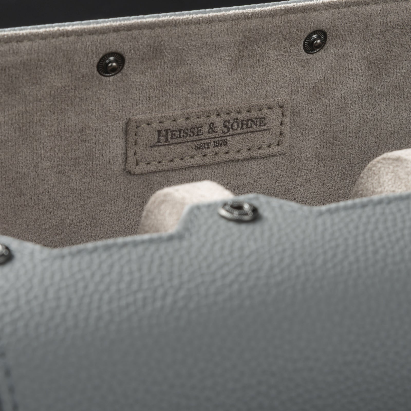 Charles Triple Watch Roll Grey & Grey