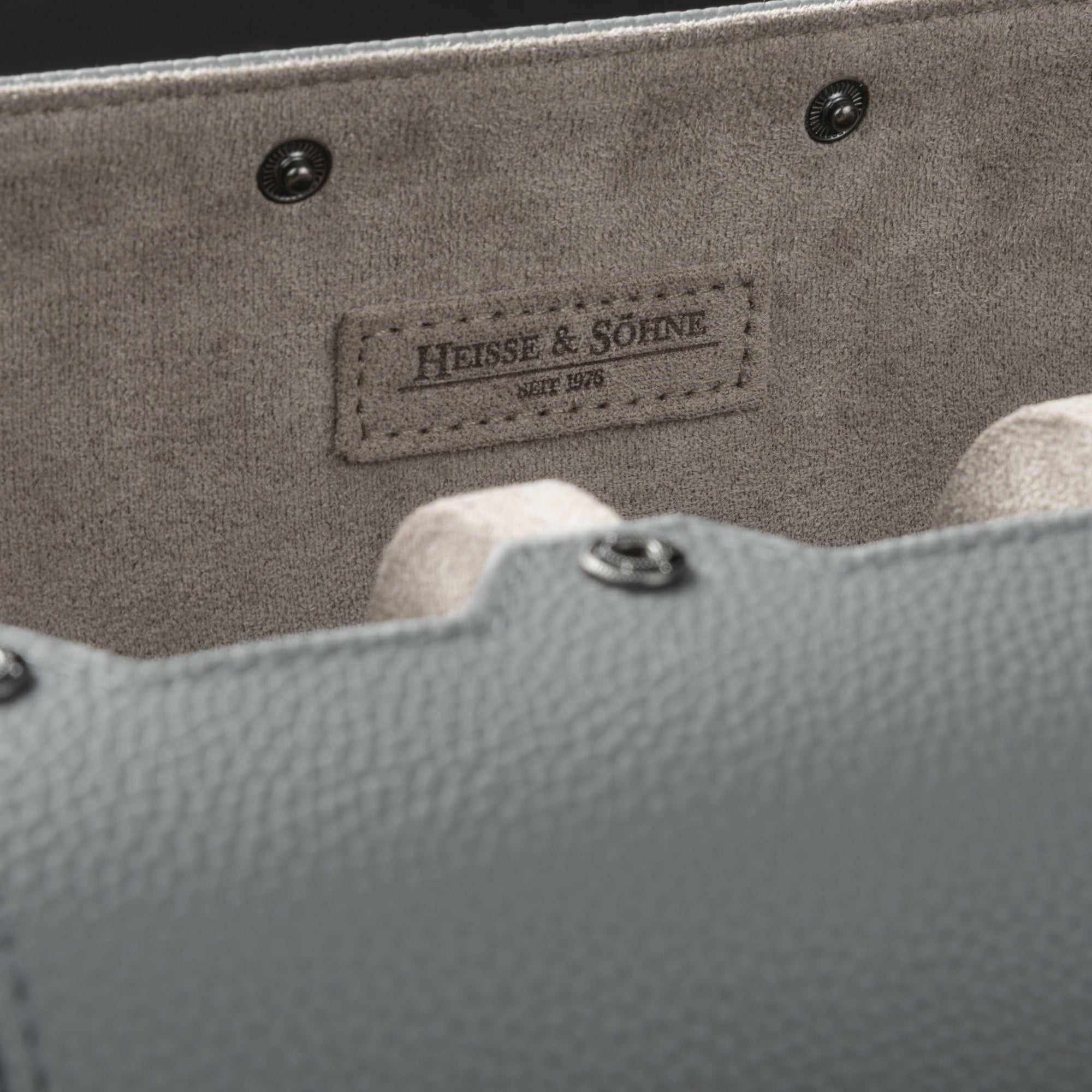 Charles Triple Watch Roll Grey & Grey