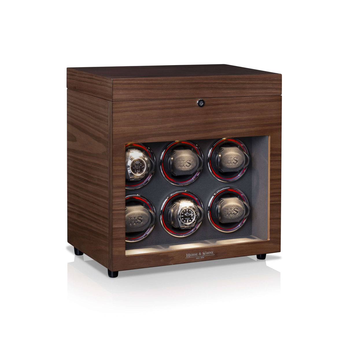 Denver Walnut 6 Watches Winder