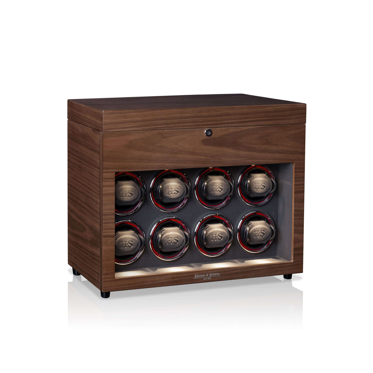 Denver Walnut 8 Watches Winder