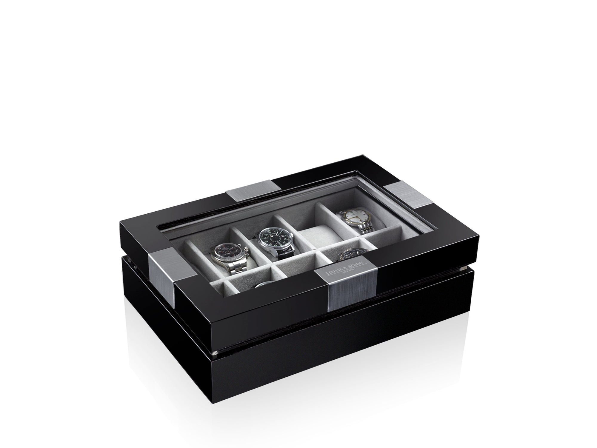 Executive 10 Watches Black & Gray Box