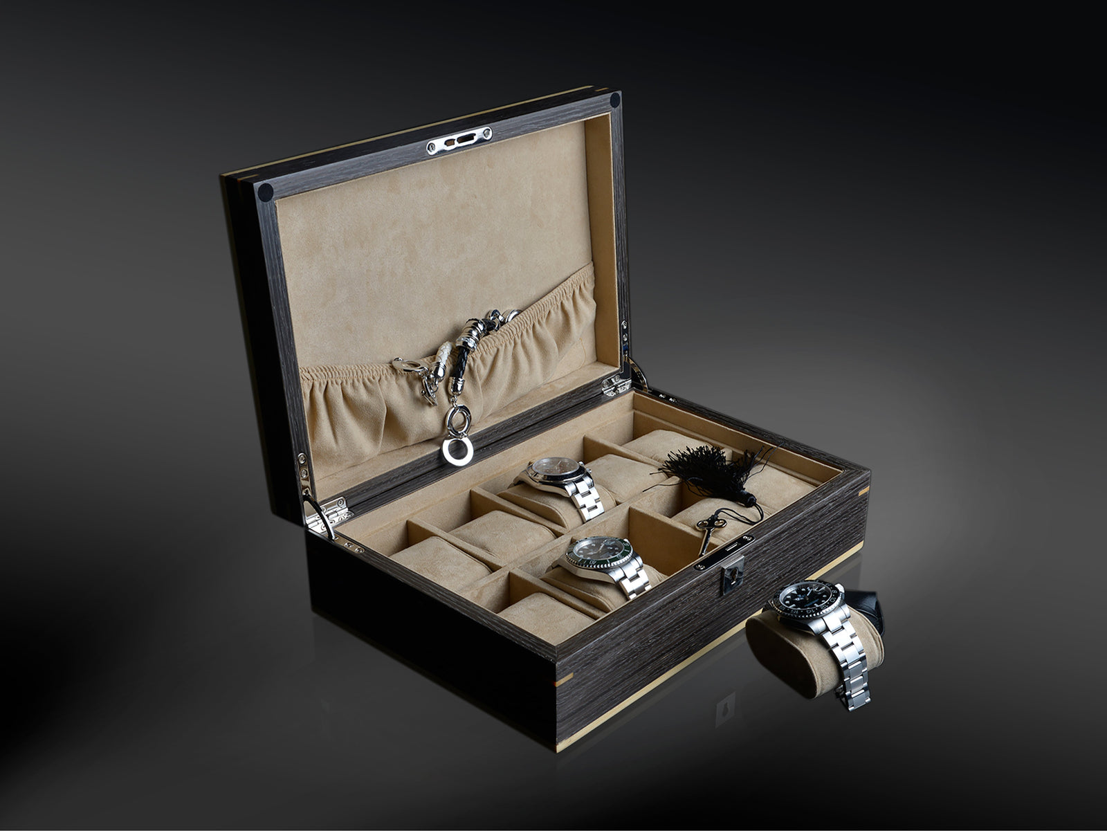 Aberdeen 10 Watches Black