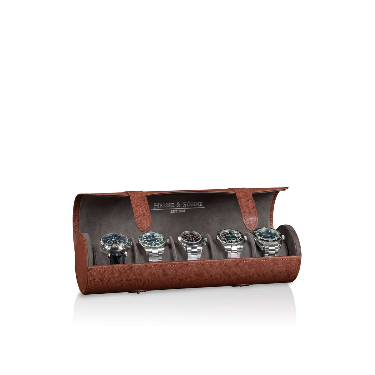 Rondo 5 Watch Roll Brown