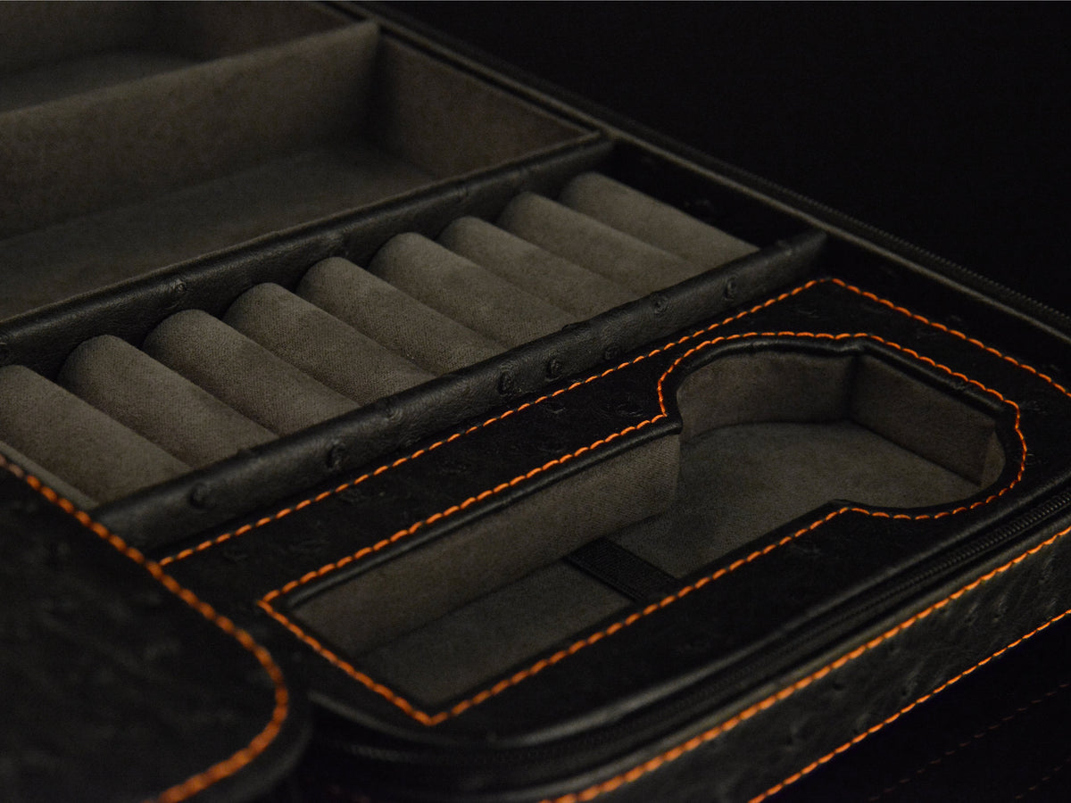Travel Case Black & Orange