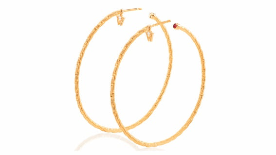 Wellendorff Brilliance of the Sun Hoop Earrings 80887497GG
