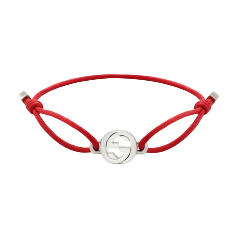 GUCCI Interlocking Cord Bracelet YBAA002MN00200U Bandiera Jewellers