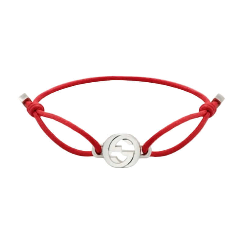 GUCCI Interlocking Cord Bracelet YBAA002MN00200U Bandiera Jewellers