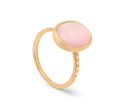 Marco Bicego Siviglia Pink Opal Ring AB610-B-OP01-Y Bandiera Jewellers