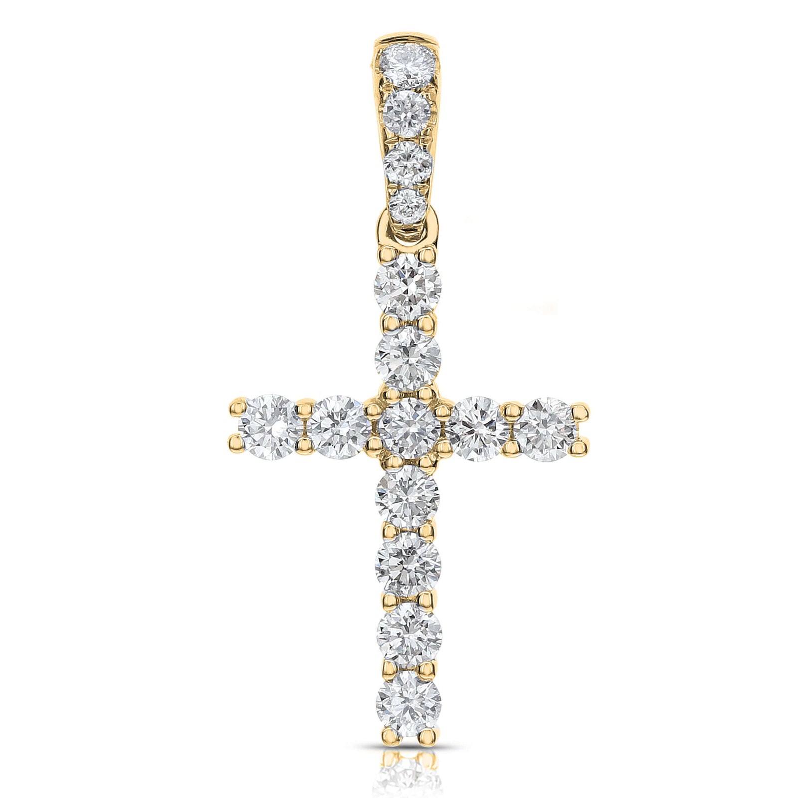Bandiera Jewellers Diamond Cross Pendant 0.75ct ACR-13039-Y