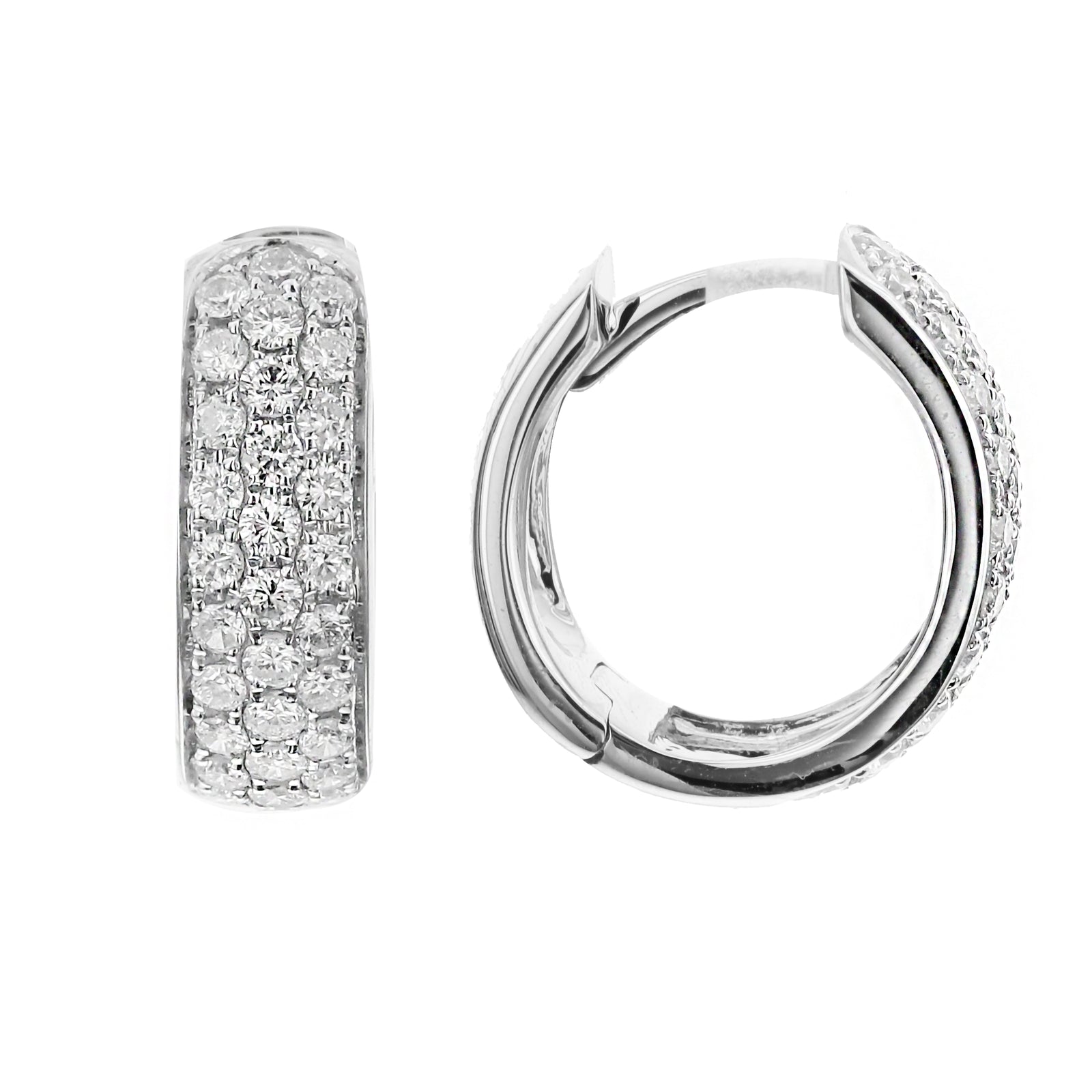 Bandiera Jewellers Diamond Huggies 0.80ct AER-17792