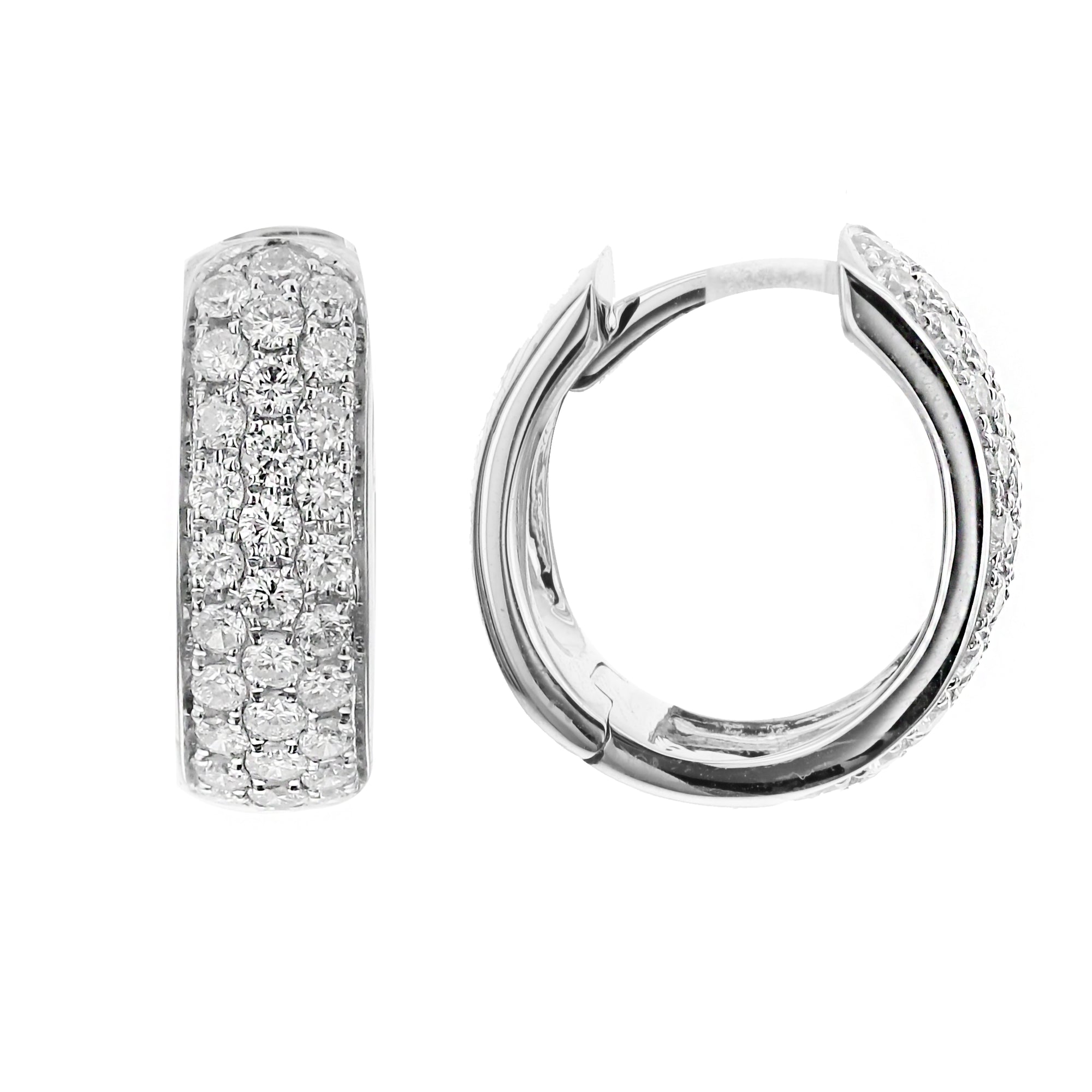 Bandiera Jewellers Diamond Huggies 0.80ct AER-17792