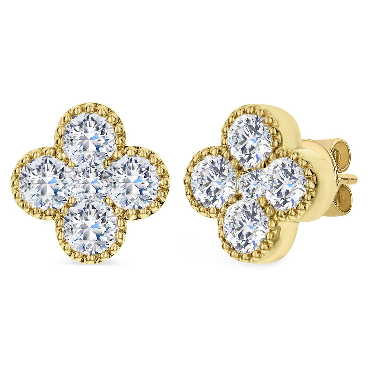 Bandiera Jewellers Diamond Earrings 1.80CT AER-20444-Y