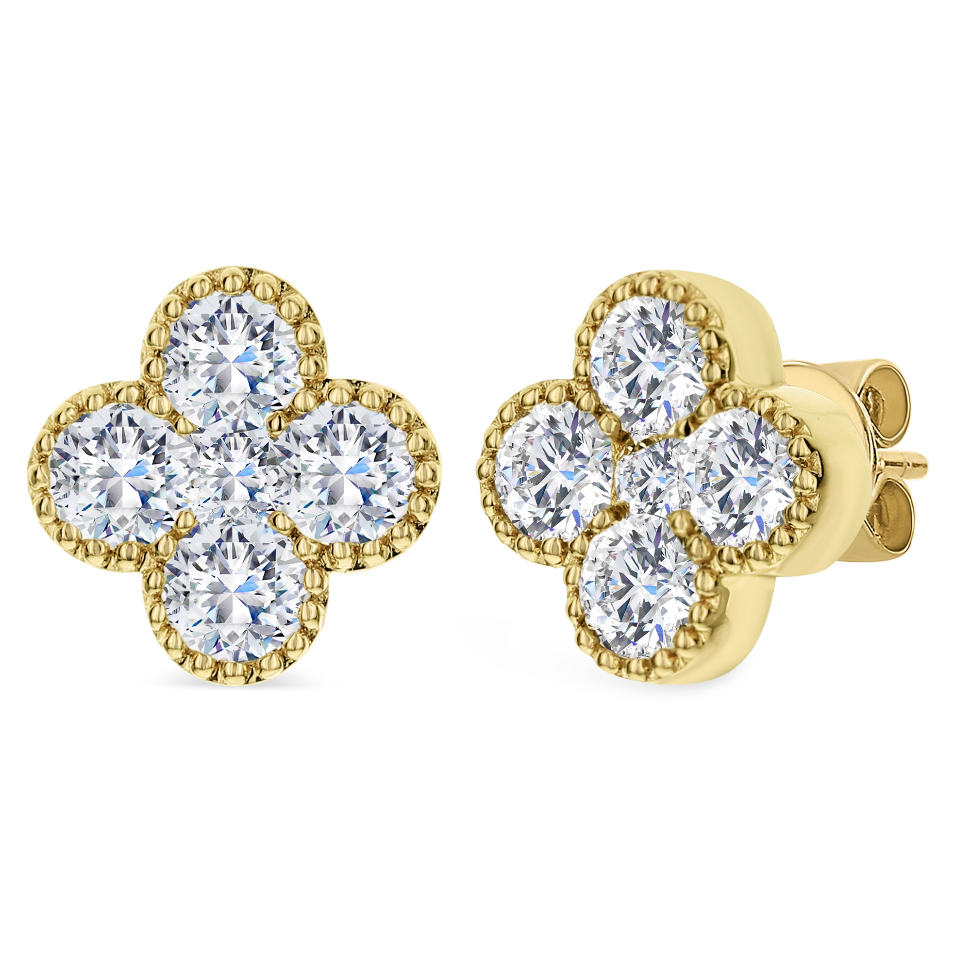 Bandiera Jewellers Diamond Earrings 1.80CT AER-20444-Y