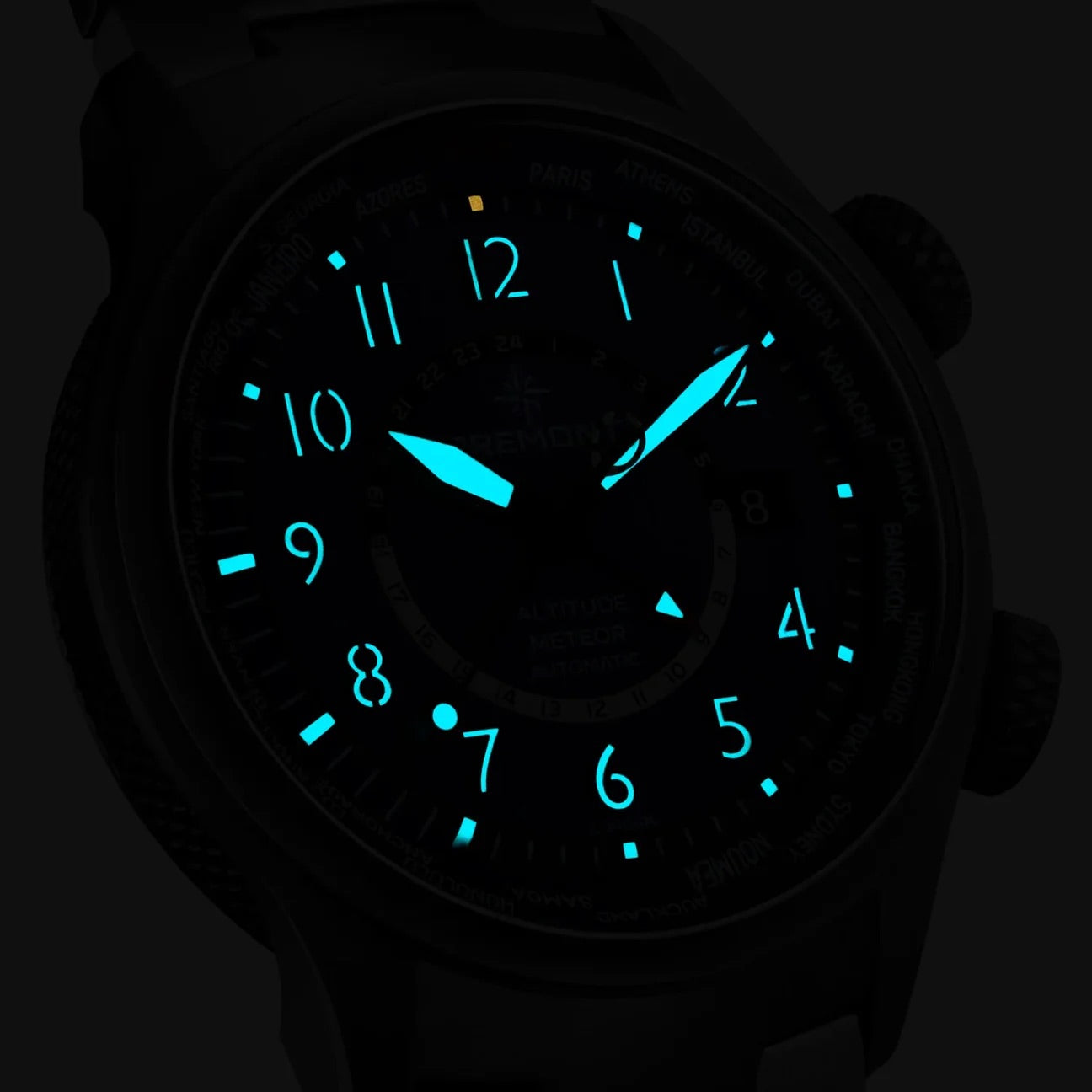 Bremont Time Zones ALT42-MT-Z-TI-BLBL-B Bandiera Jewellers