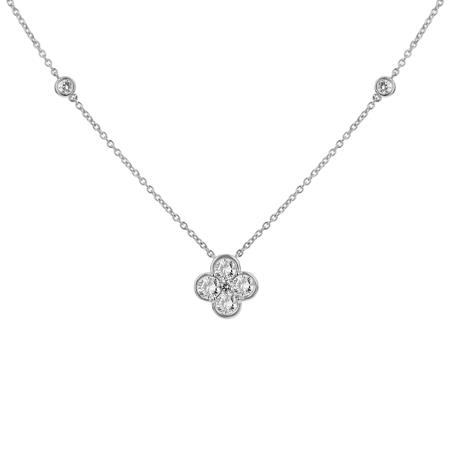 Bandiera Jewellers Diamond Necklace 1.45ct ANK-19011