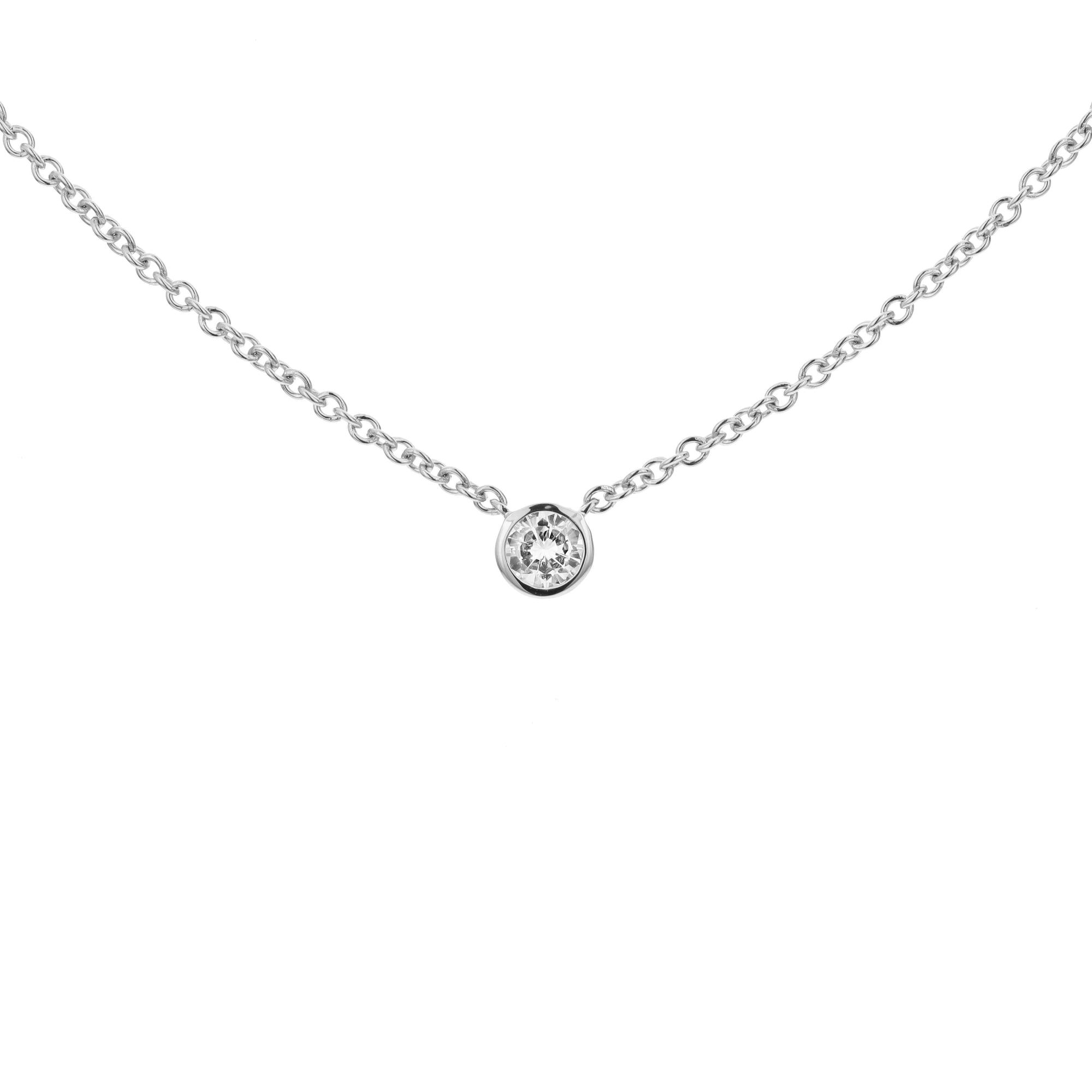 Bandiera Jewellers Diamond Solitaire Necklace 0.20ct ANK-19301