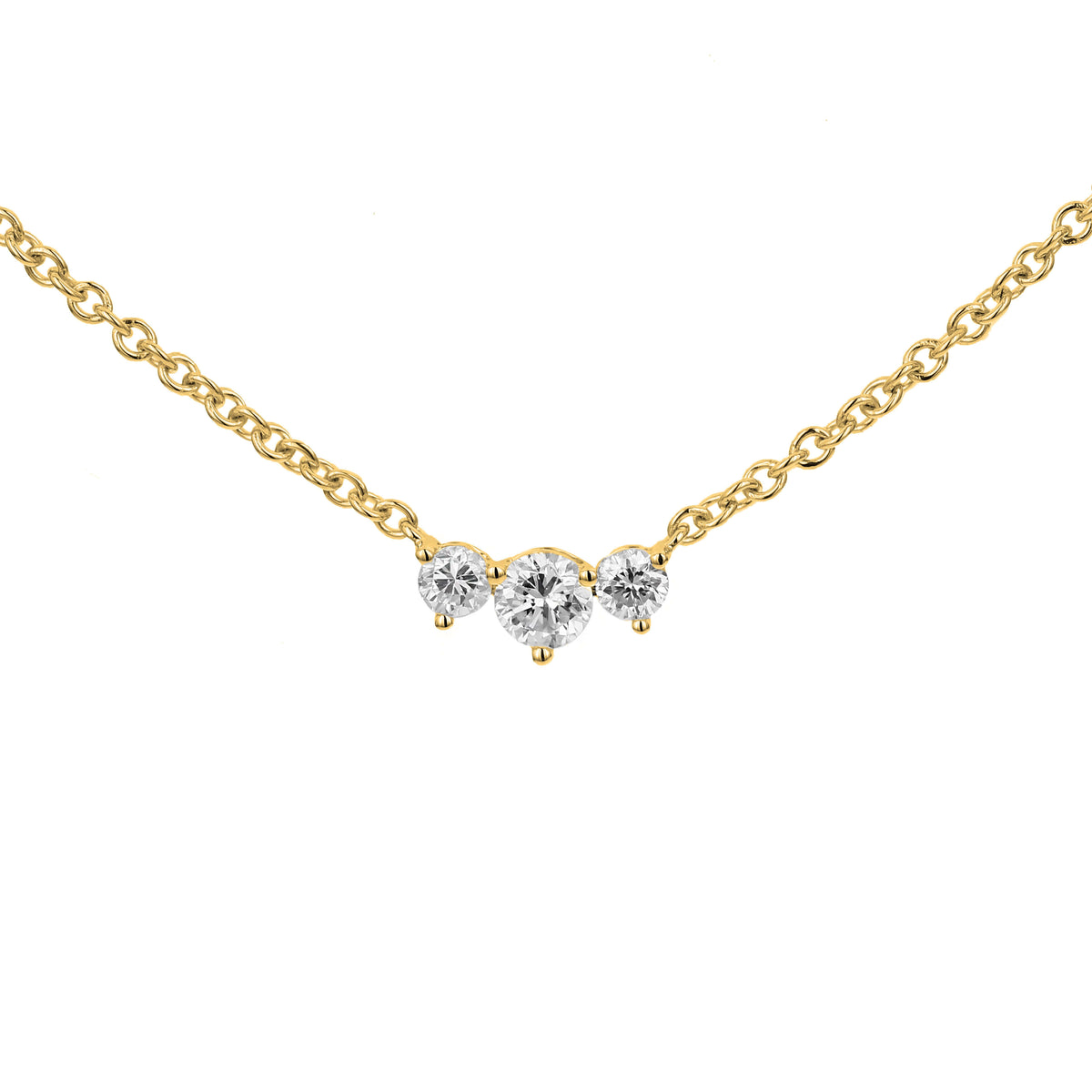 Bandiera Jewellers Diamond Necklace 0.40ct ANK-19676-Y
