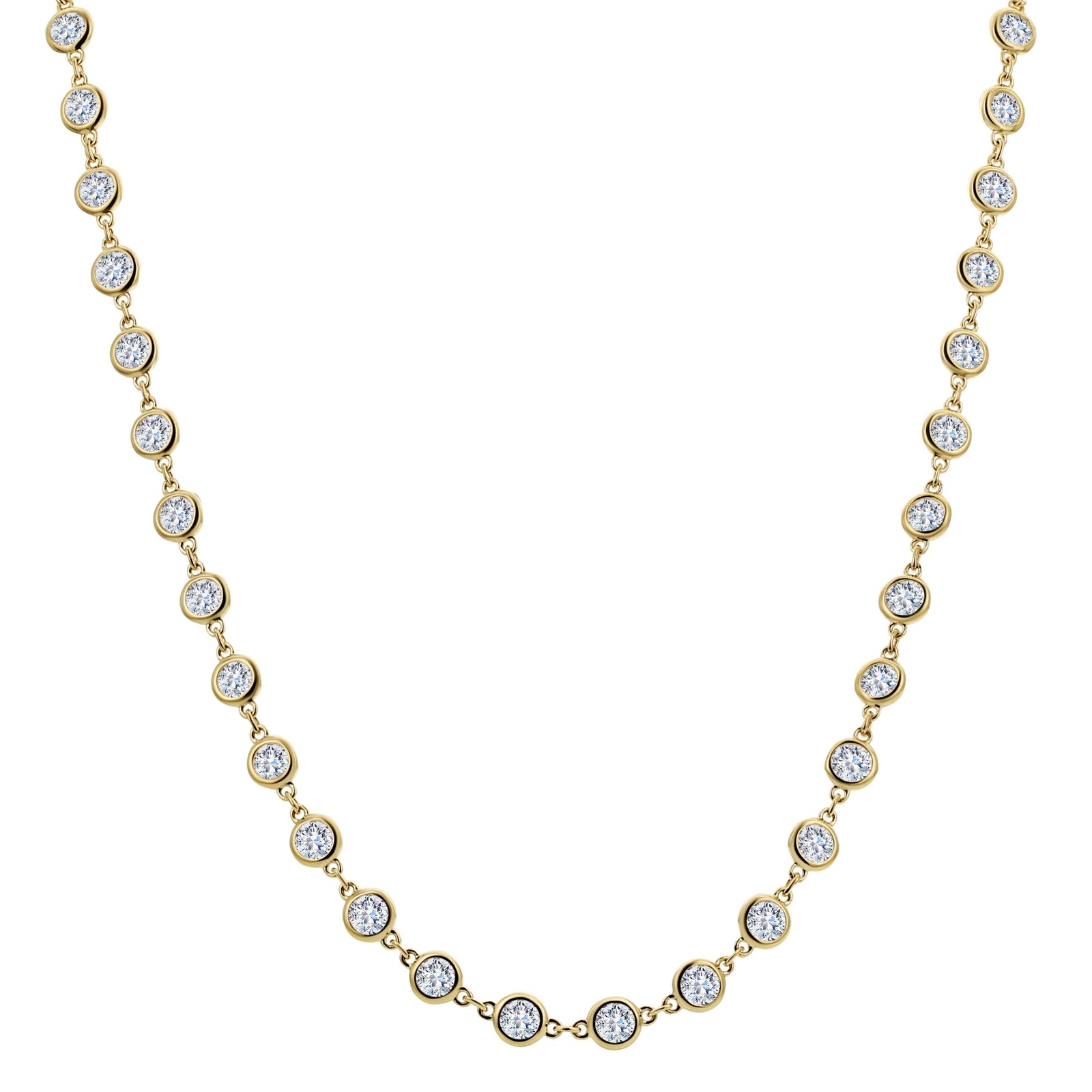 Bandiera Jewellers Diamond Strand Necklace 7.75ct ANK-20018-18"-Y