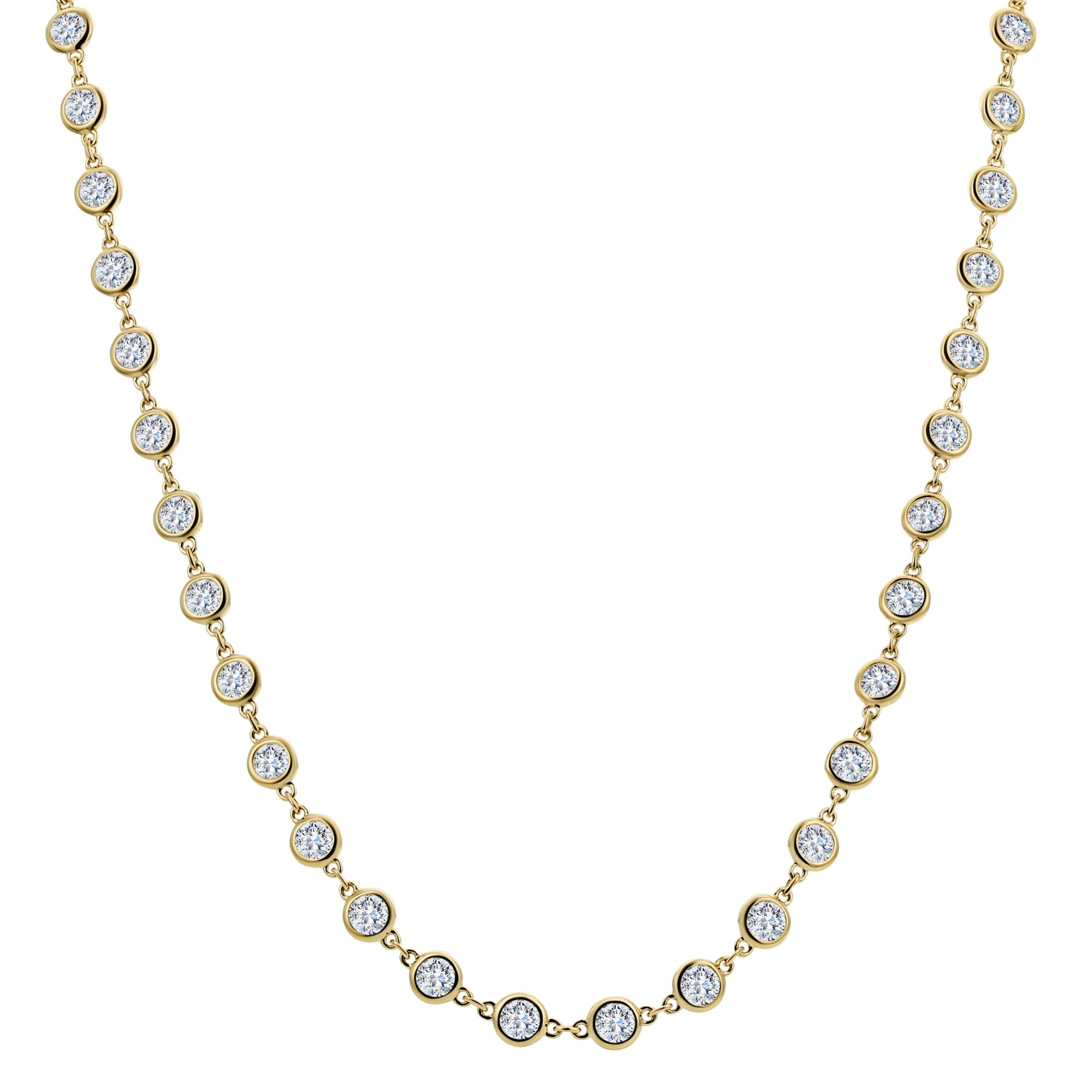 Bandiera Jewellers Diamond Strand Necklace 7.75ct ANK-20018-18"-Y