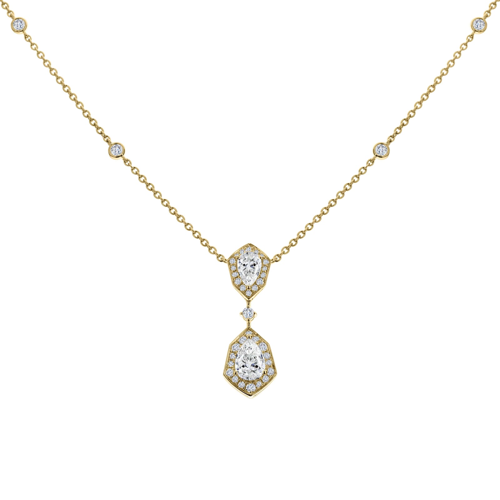 Bandiera Jewellers Diamond Necklace ANK-20069-Y