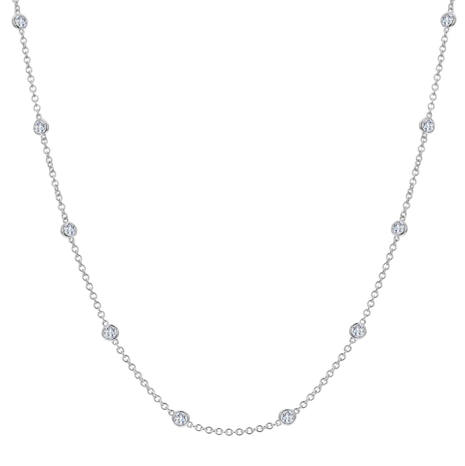 Bandiera Jewellers Diamond Strand Necklace 2.40ct ANK-20154-1
