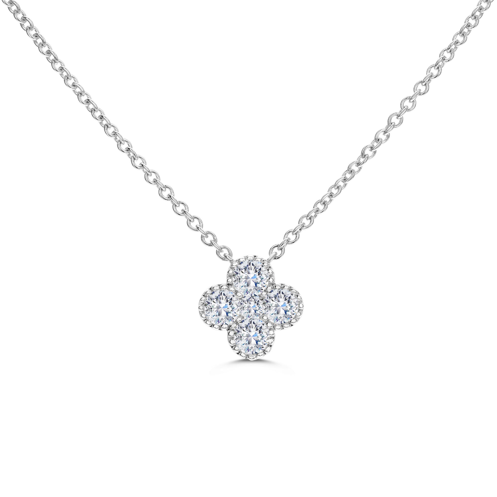 Bandiera Jewellers Diamond Necklace 0.85ct ANK-20445-1-Y