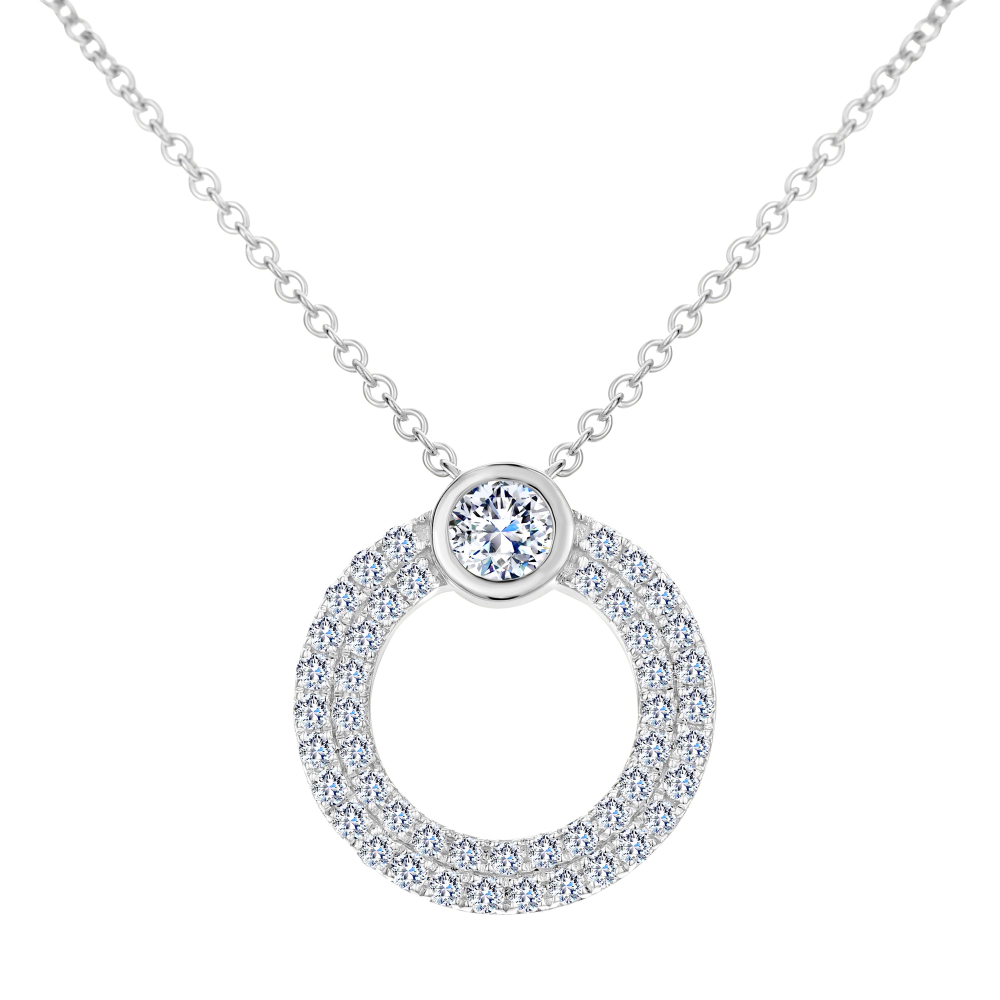 Bandiera Jewellers Diamond Necklace 1.42ct ANK-20449