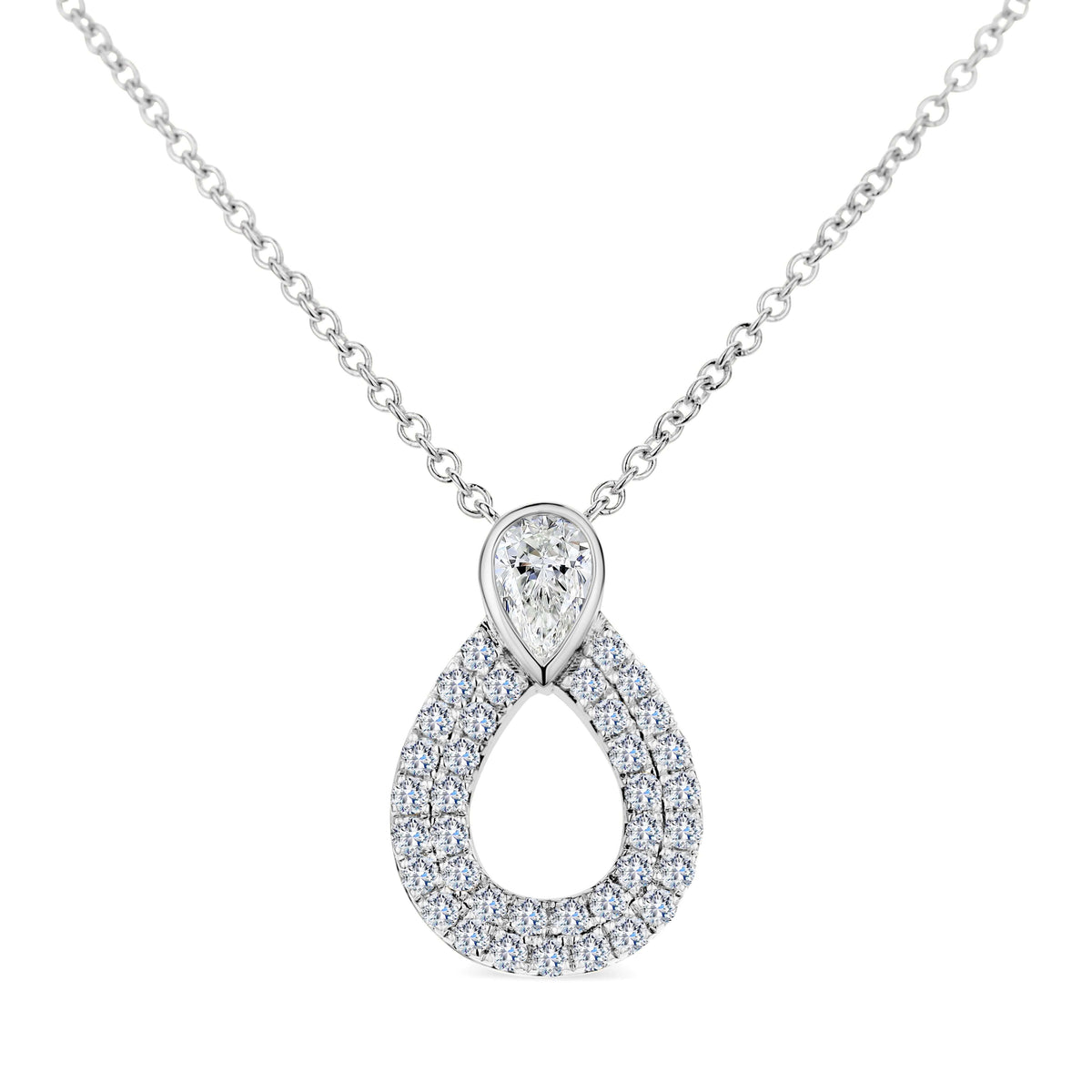 Bandiera Jewellers Diamond Necklace ANK-20473-Y