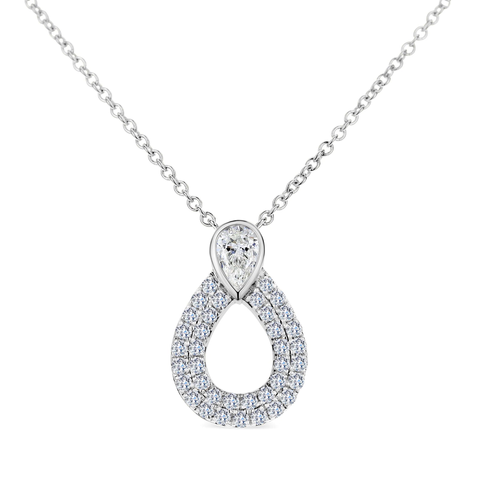 Bandiera Jewellers Diamond Necklace ANK-20473-Y
