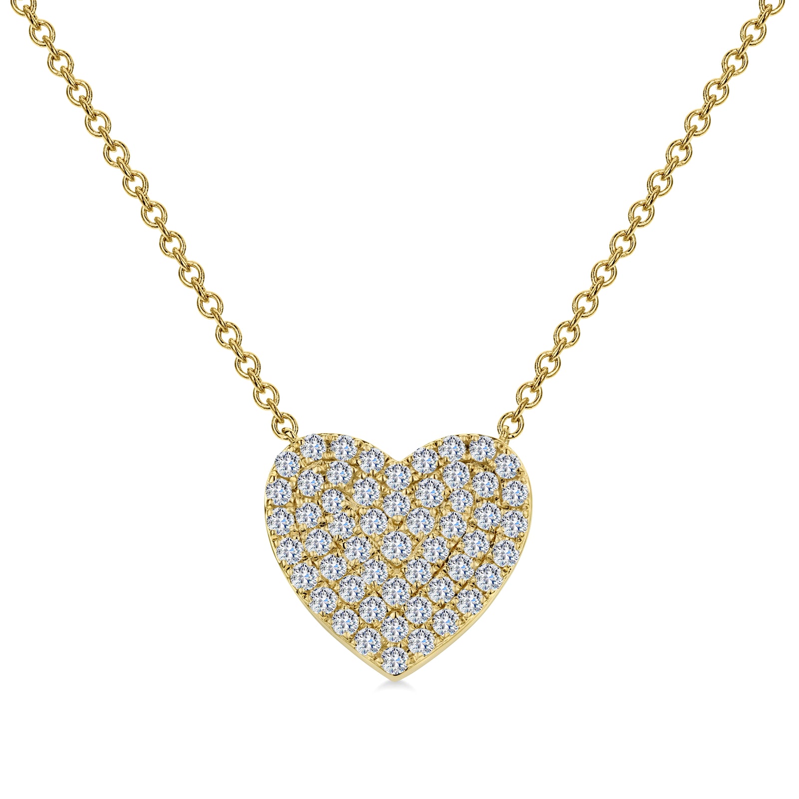 Bandiera Jewellers Diamond Heart Necklace 1.00ct ANK-20561-Y