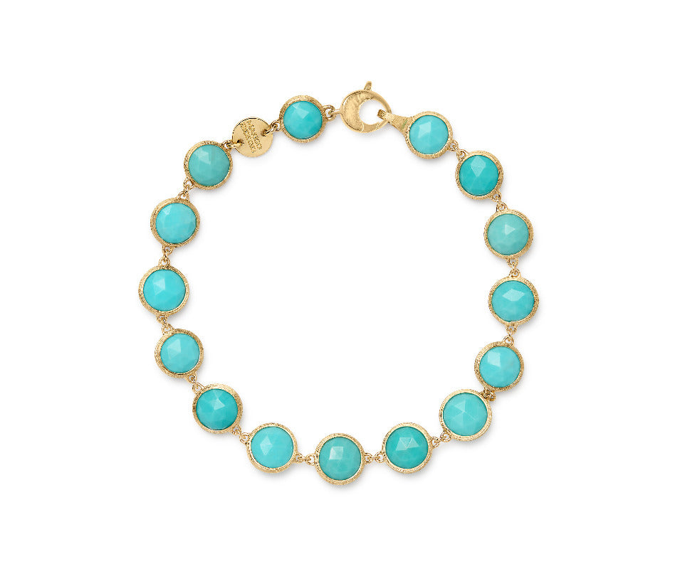 Marco Bicego Jaipur Colour Bracelet, Turquoise BB2975_TU01_Y Bandiera Jewellers
