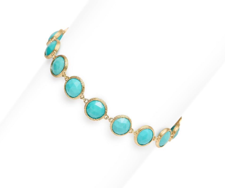 Marco Bicego Jaipur Colour Bracelet, Turquoise BB2975_TU01_Y Bandiera Jewellers