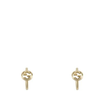 GUCCI Interlocking Hoop Earrings YBDA000NA00100