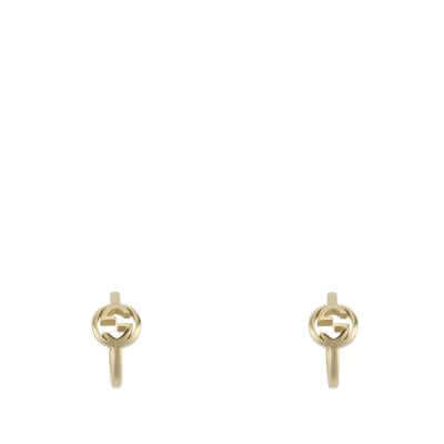 GUCCI Interlocking Hoop Earrings YBDA000NA00100