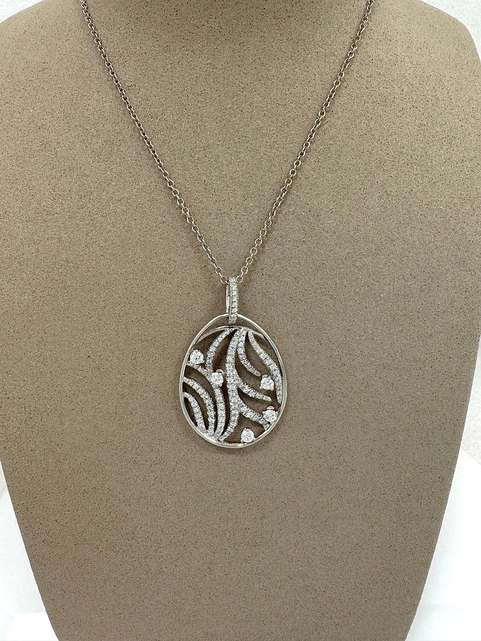 Bandiera Jewellers Diamond Pendant Necklace BJN-00004